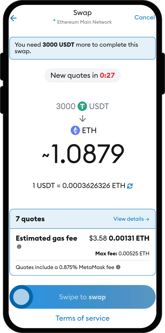 Swap Your USDT for Espento