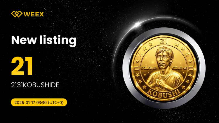 Trade 21 USDT: 2131KOBUSHIDE (21) Coin Listed on WEEX Spot