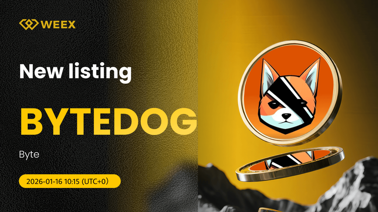 BYTEDOG USDT Now Available on WEEX Spot: Trade Byte Coin