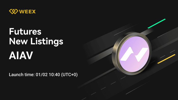 AIAV USDT Perpetual Contract Now Listed on WEEX Futures